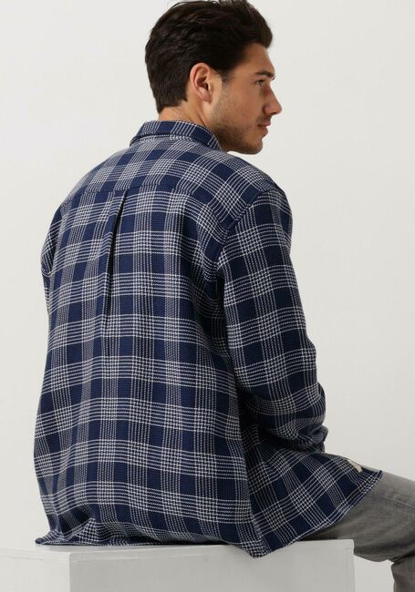 Blaue FORÉT Overshirt ARCTIC CHECK SHIRT - large