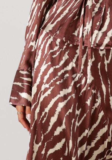 Braune ROUGE EDIT Midirock ROUSHIANA HW PRINTED MIDI SKIRT - large