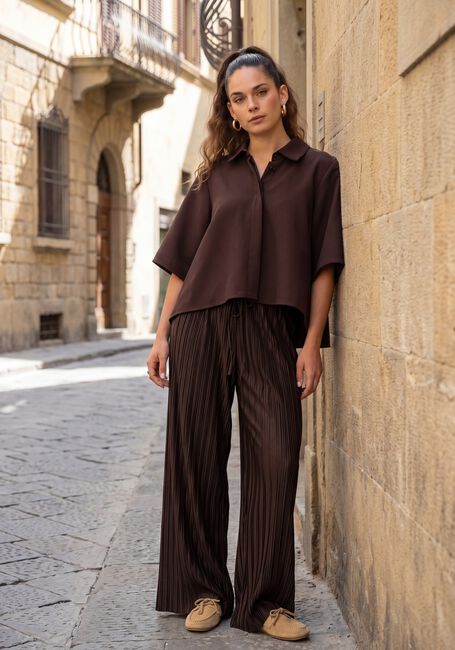 Braune EST'SEVEN Blusen ALIJAH TRVL 27 - large