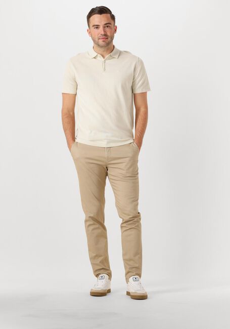 Ecru DSTREZZED Polo-Shirt CAMILO POLO - large