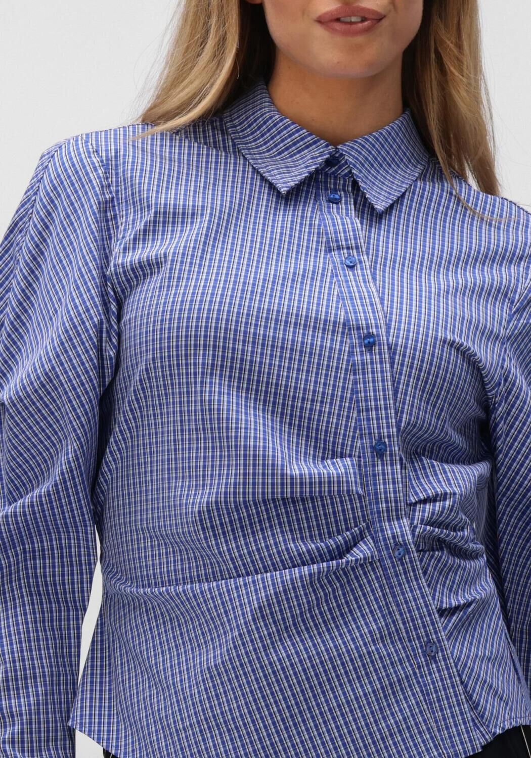 Blaue CO'COUTURE Top ANIZA ASYM SHIRT - large
