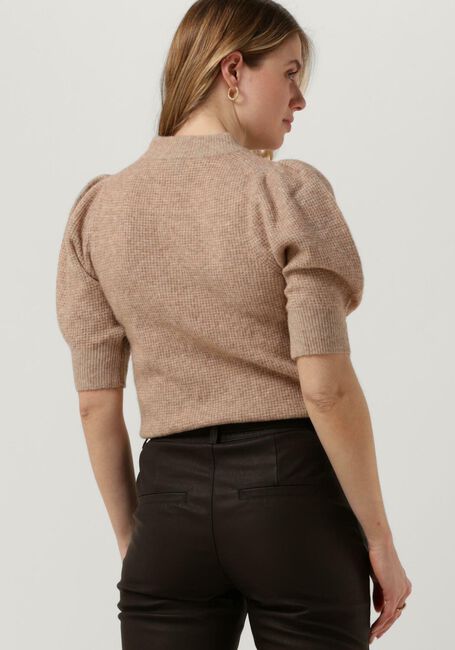 Camelfarbene NEO NOIR Pullover ABI STITCH BLOUSE - large