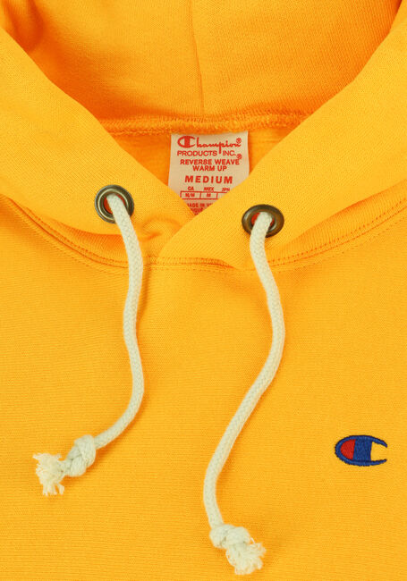 Gelbe CHAMPION Sweatshirt REVERSE WEAVE HOODIE - large
