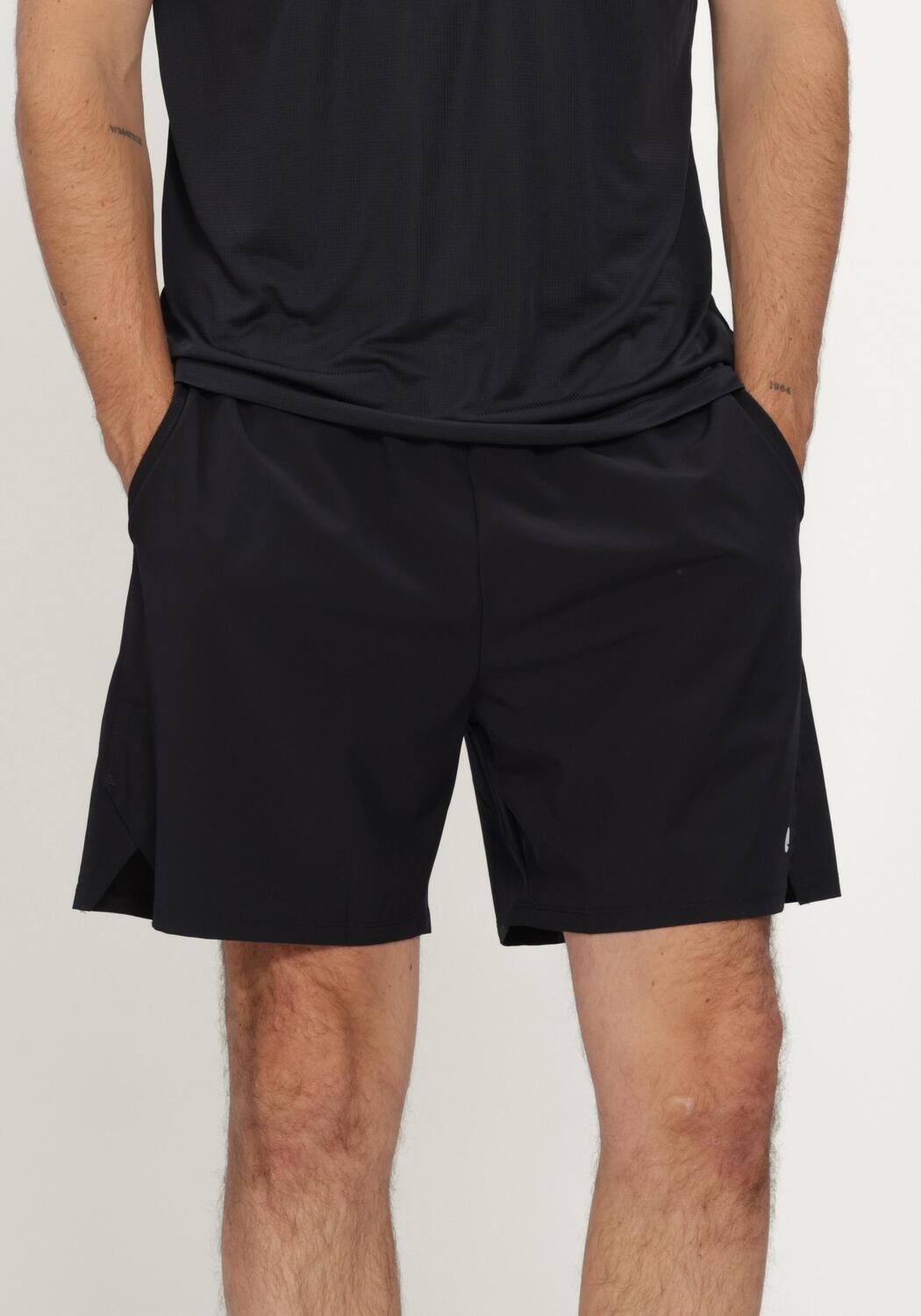 Schwarze BJORN BORG Kurze Hose ACE RACQUET 7 SHORTS - large
