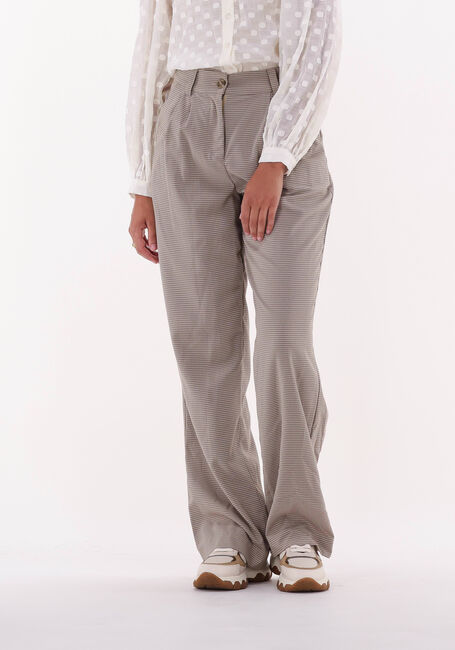 Beige MODSTRÖM Hose ATTICUS CHECK PANTS - large