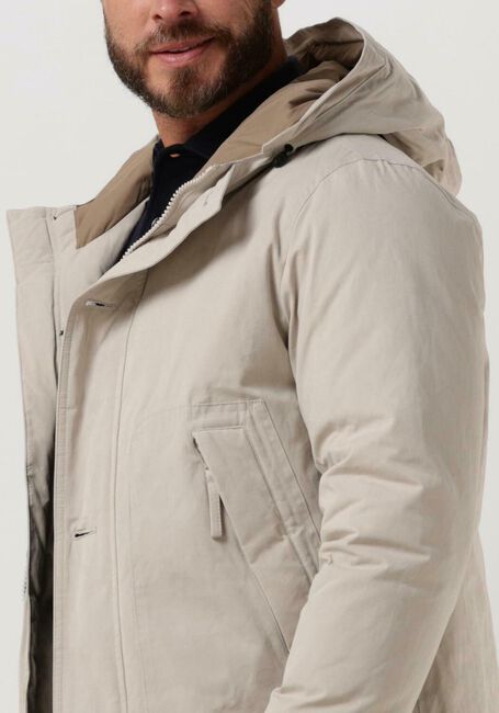 Beige PROFUOMO Wattierte Jack OUTERW PARKA DUCKDWN BEIGE - large