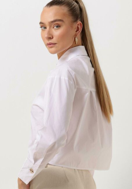 Weiße NEO NOIR Blusen WISLA POPLIN SHIRT - large