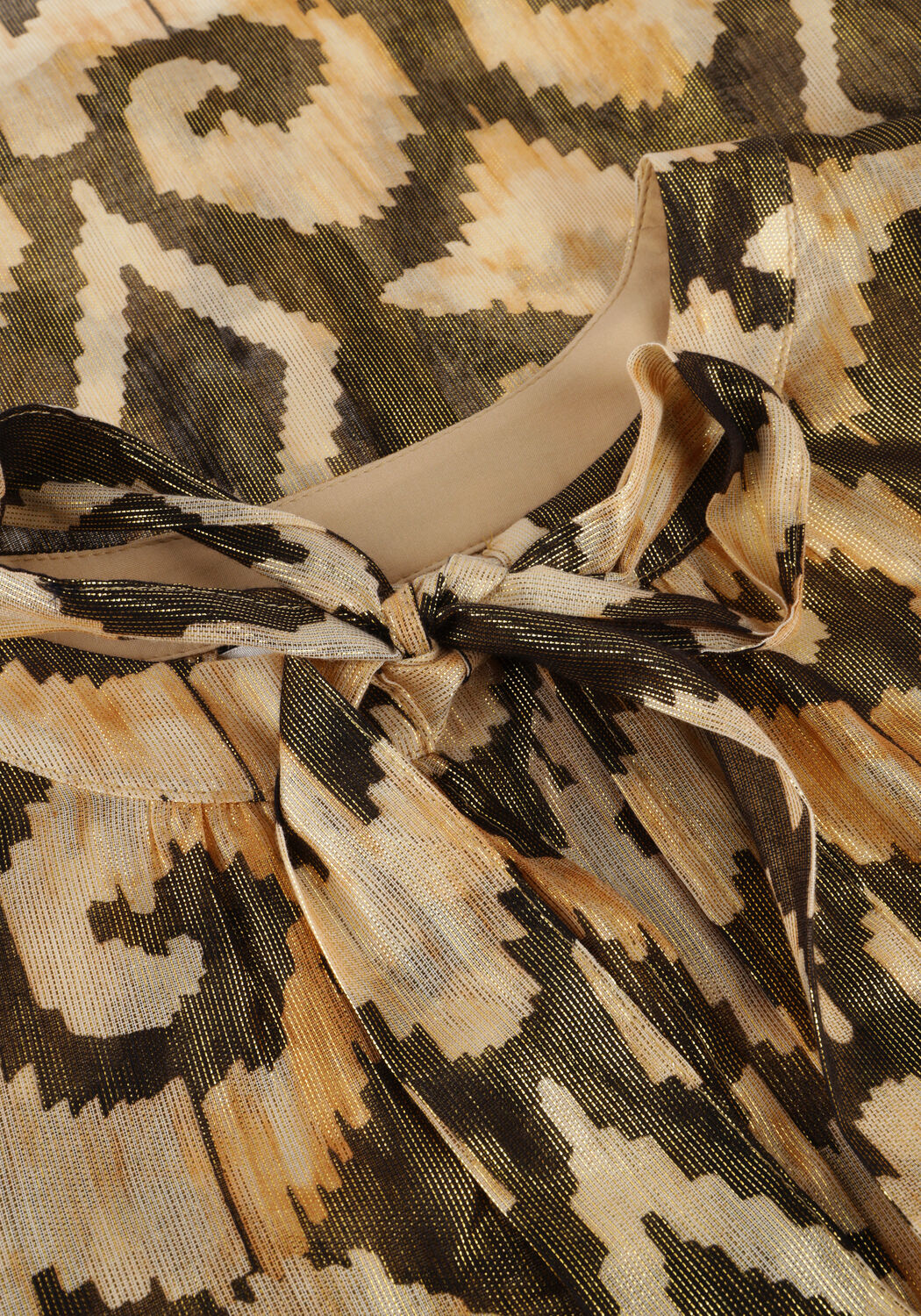 Mehrfarbige/Bunte SUMMUM Blusen TOP ETHNIC PRINT - large