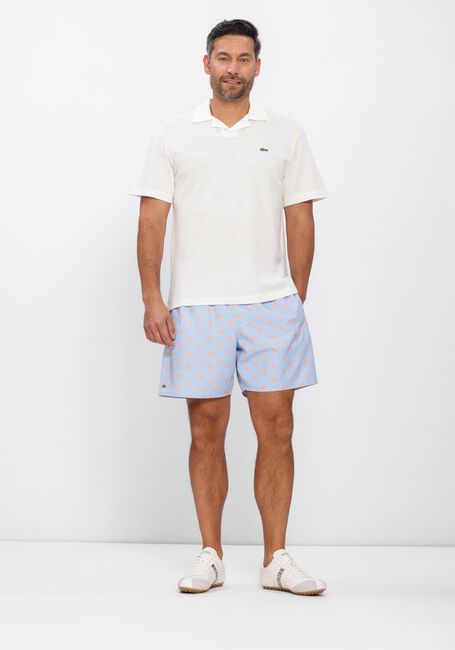 Hellblau LACOSTE Badehosen MID LENGTH CROCODILE PRINT SWIM TRUNKS - large