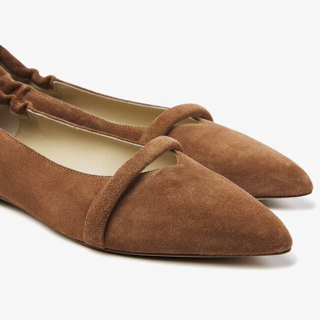 Braune VIA VAI Ballerinas LOLA ROSE - large