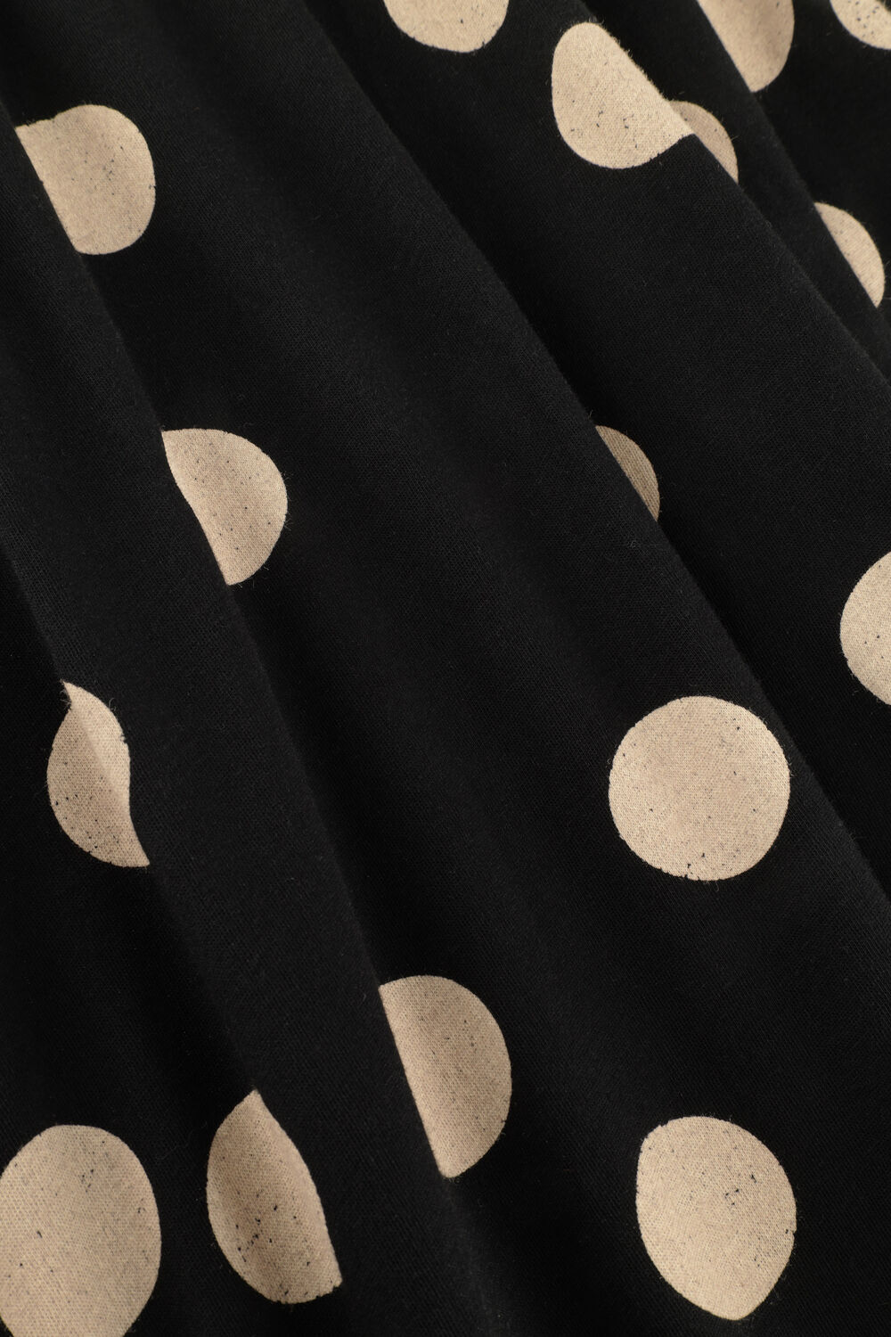 Schwarze 10DAYS Midirock SKIRT POLKA DOT - large