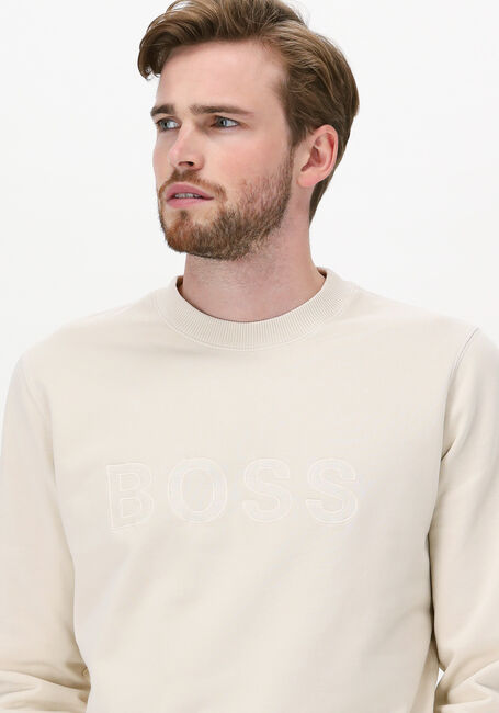 Nicht-gerade weiss BOSS BLACK Pullover WELOGO 10236723 - large