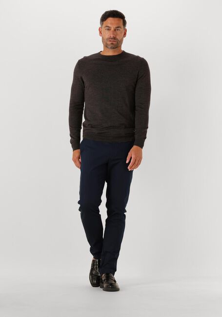 Braune PROFUOMO Pullover PULLOVER CREW NECK MERINO - large