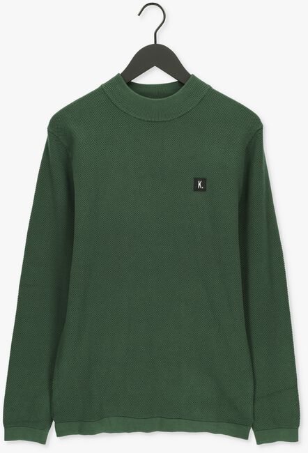 Grüne KULTIVATE Pullover KN STRUCTURE MOCK - large