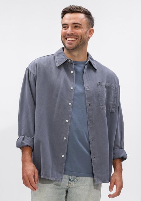 Blaue AMERICAN VINTAGE Overshirts LYCAZ OVERSHIRT - large