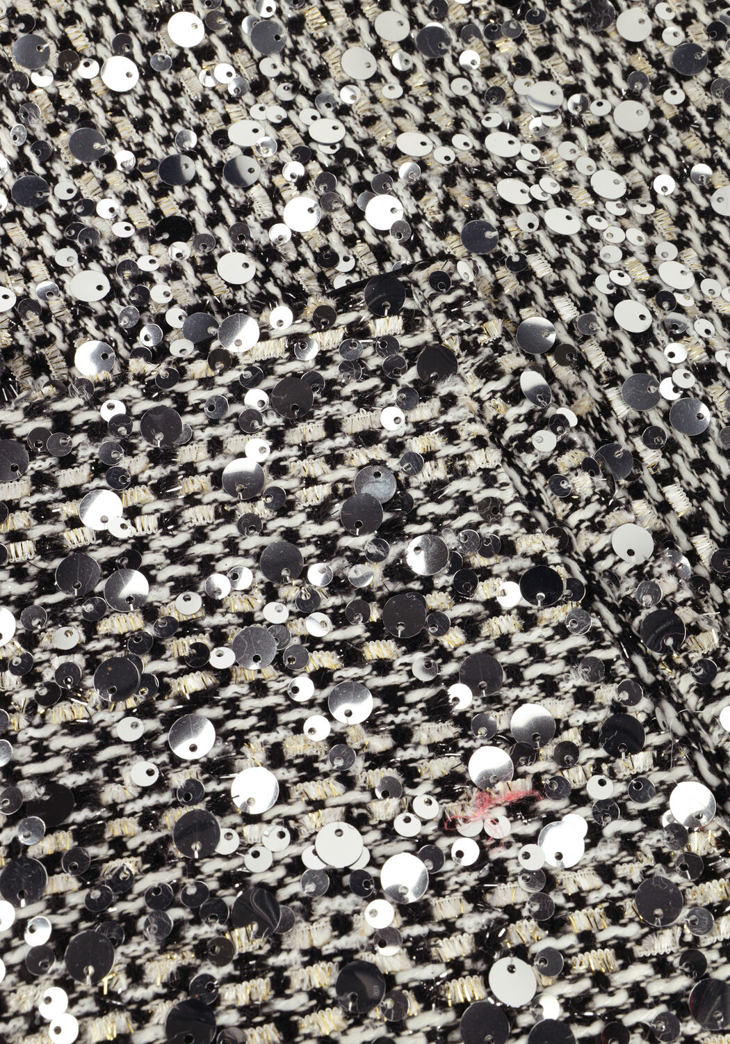 Schwarze CO'COUTURE Minirock BOUCLE CC SEQUIN MINI SKIRT - large