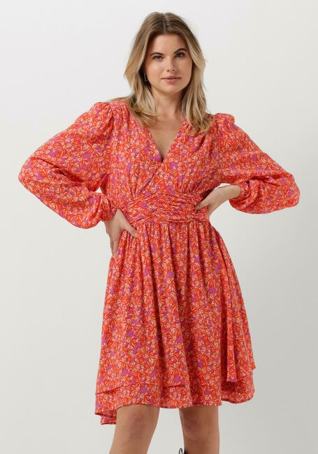 Orangene CIRCLE OF TRUST Minikleid ELVY DRESS - large