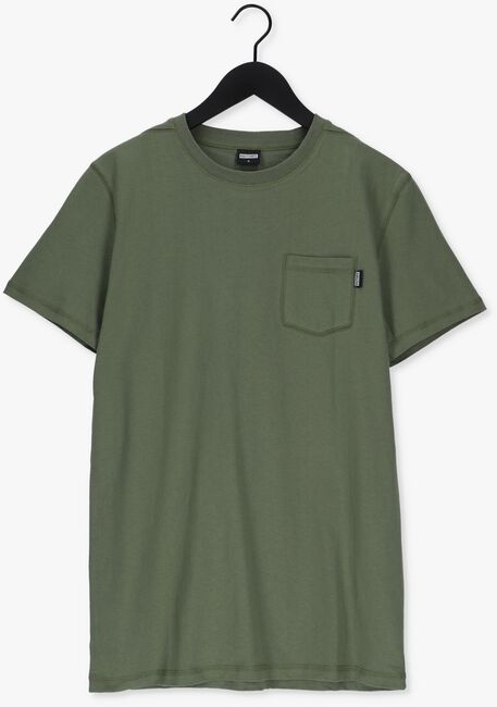 Dunkelgrün KULTIVATE T-shirt TS DAMON - large