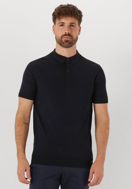 Dunkelblau GENTI T-shirt POLO BUTTON SS K2046-1260 - large