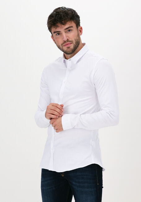 Wei&szlig;e PUREWHITE Casual-Oberhemd ESSENTIAL SHIRT JERSEY - large