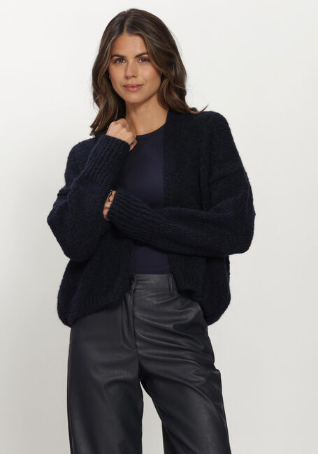 Blaue KNIT-TED Strickjacke BECKY CARDIGAN - large