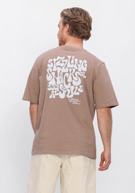 Taupe RESTER&Ouml;DS T-shirt TAS PRINT - large