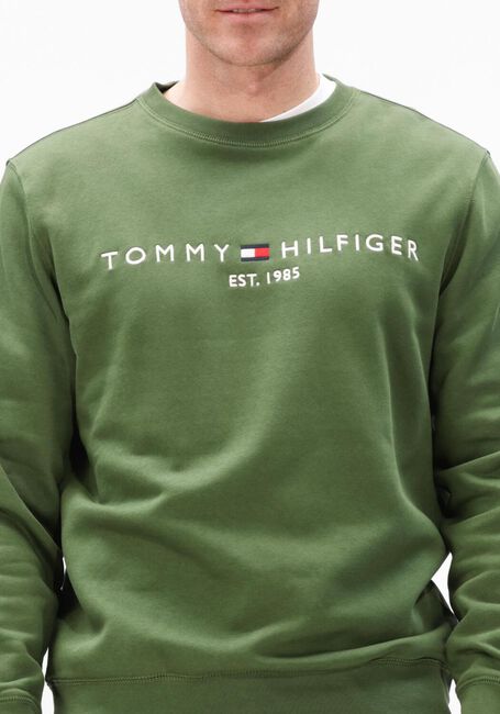 Olive TOMMY HILFIGER Sweatshirt TOMMY LOGO SWEATSHIRT - large