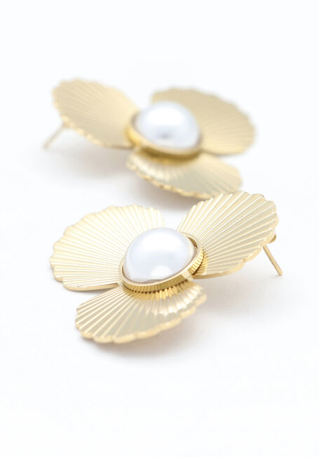 Goldfarbig NOTRE-V Ohrringe EARRING BLOOM - large
