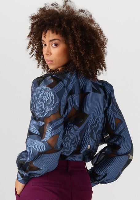 Blaue POM AMSTERDAM Blusen BLOUSE - DASHING NIGHTS ORGANZA - large