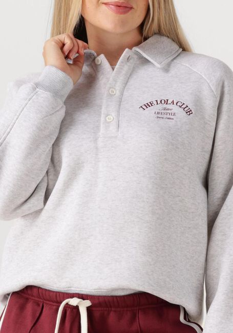 Hellgrau THE LOLA CLUB Sweatshirt MAYA - large