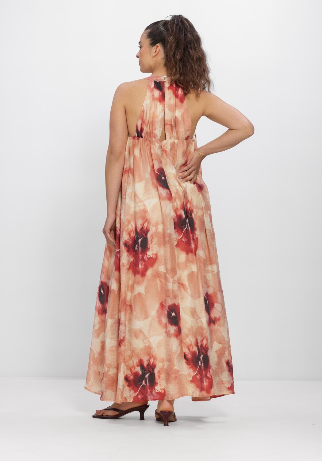 Rote Y.A.S. Kleider YASSUMIO SL ANKLE DRESS - large