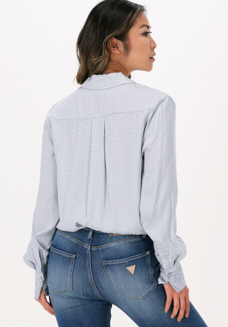 Graue GUESS Blusen LS LOLA SHIRT - large