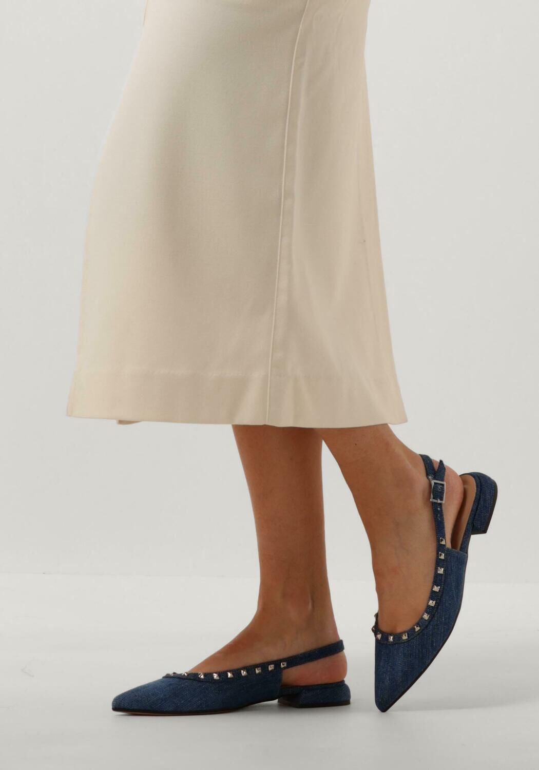 Blaue NOTRE-V Slingbacks 12270 - large