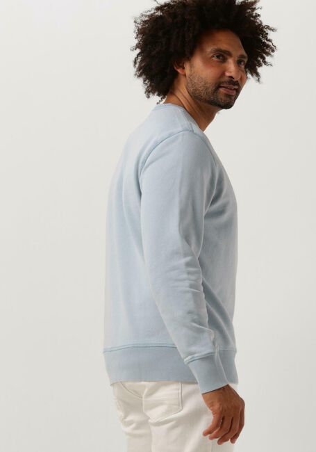 Blaue CALVIN KLEIN Sweatshirt WASHED BADGE CREW NECK - large