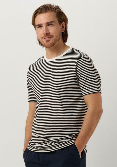 Weiße G-STAR RAW T-shirt STRIPE SLIM R T - large