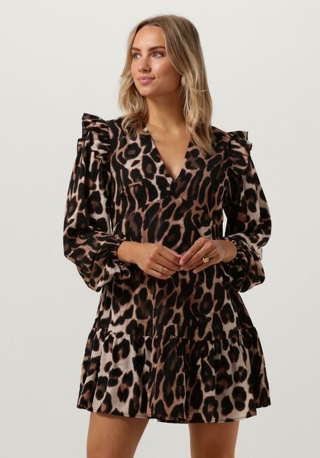 Braune REFINED DEPARTMENT Minikleid DOLLY - large