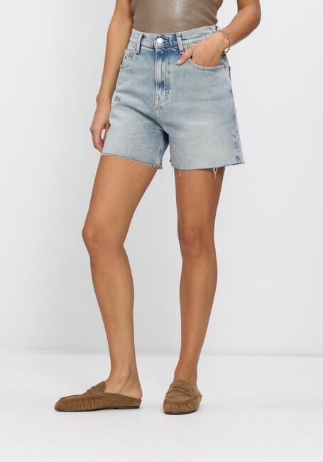 Hellblau TOMMY JEANS Kurze Hosen MOM SHORT BJ8115 - large