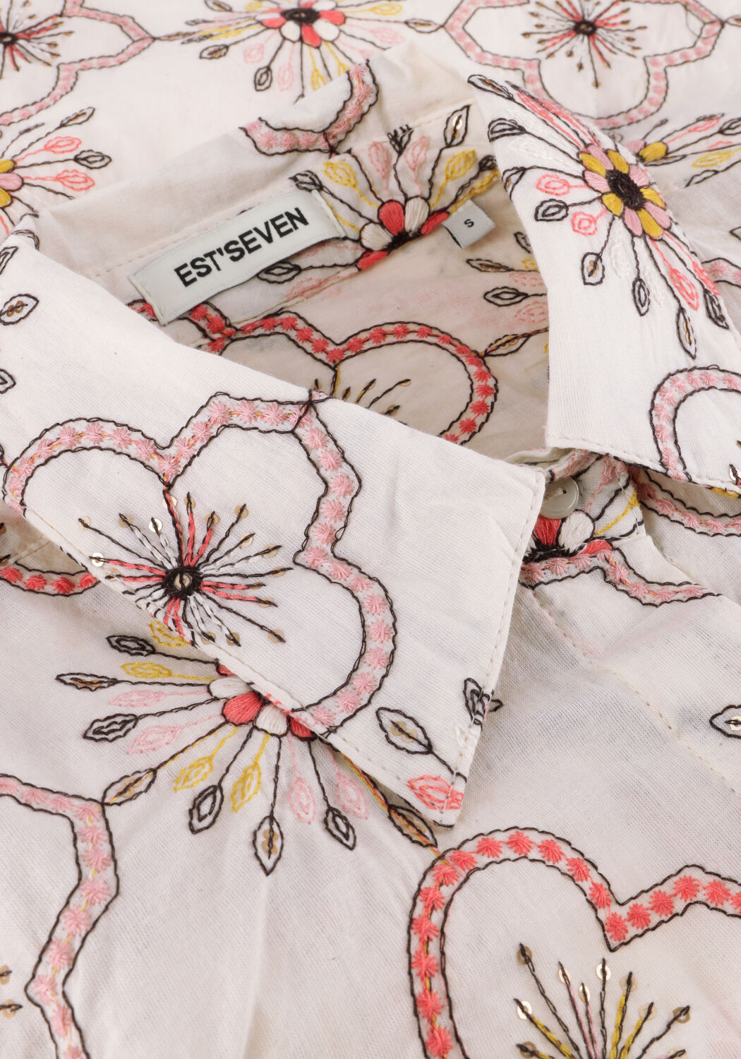 Beige EST'SEVEN Blusen ALIJAH BLOUSE BATIK - large