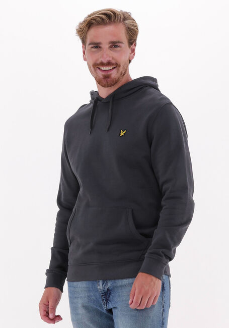 Graue LYLE & SCOTT Pullover & Cardigans PULLOVER HOODIE - large