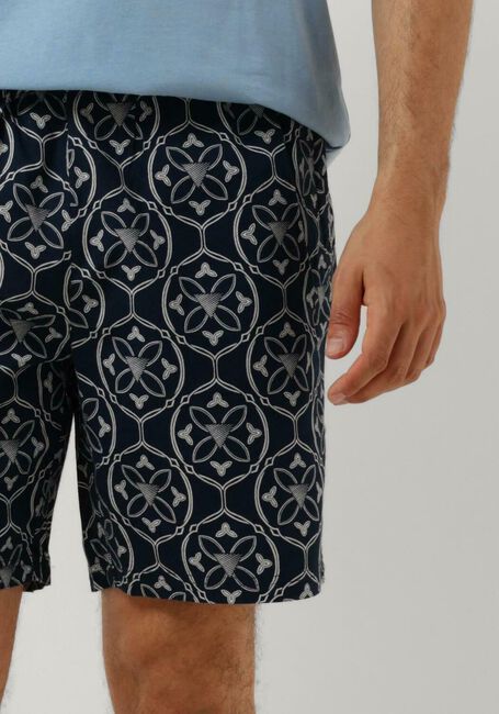 Dunkelblau PURE PATH Kurze Hose SHORTS WITH ALL-OVER-PRINT AND CORDS - large