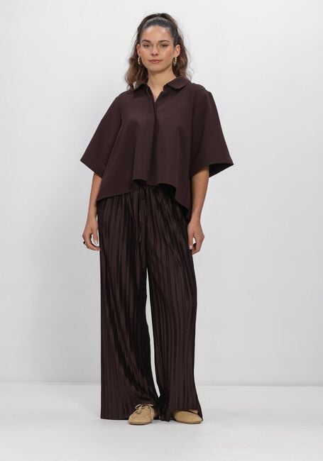 Braune EST'SEVEN Blusen ALIJAH TRVL 27 - large