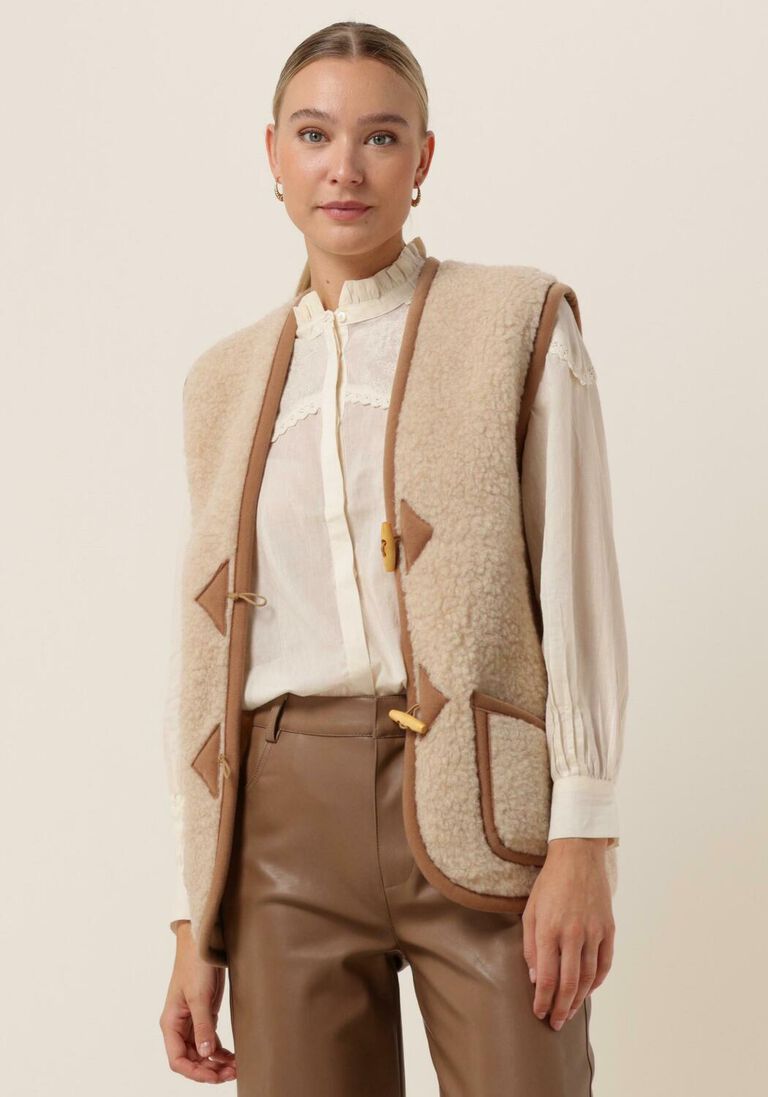 beige alwero gilet alpen 1110