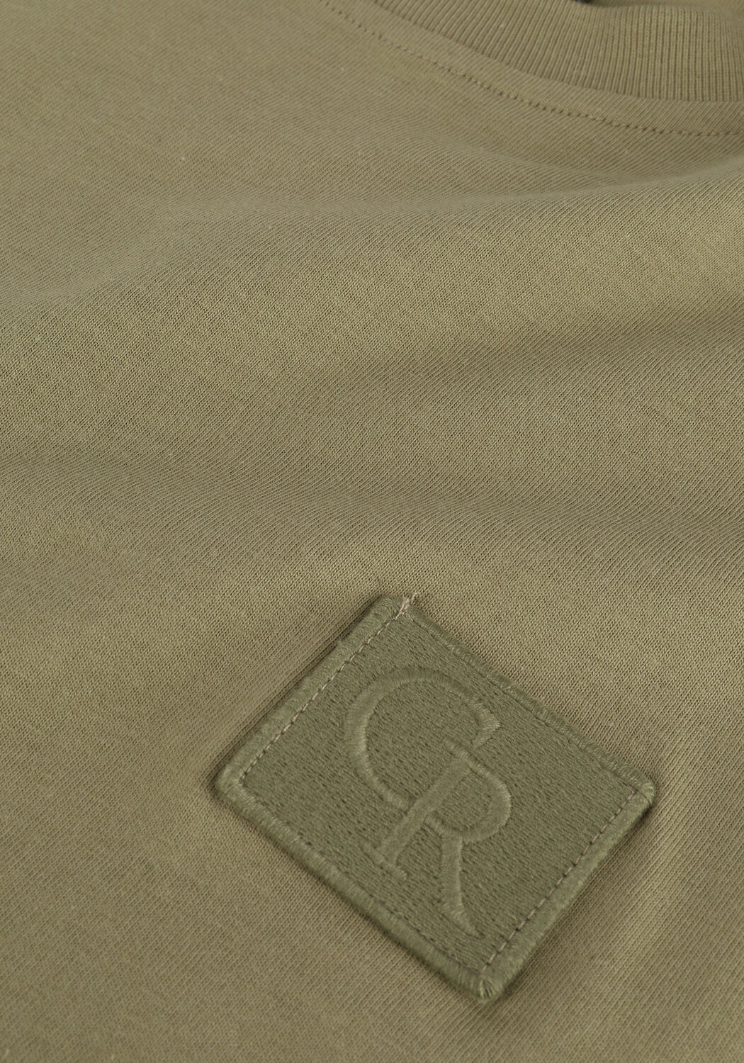 Blaue COLOURFUL REBEL T-shirt UNI PATCH BASIC TEE - large