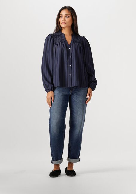 Dunkelblau CO'COUTURE Blusen LULU SMOCK V-SHIRT - large