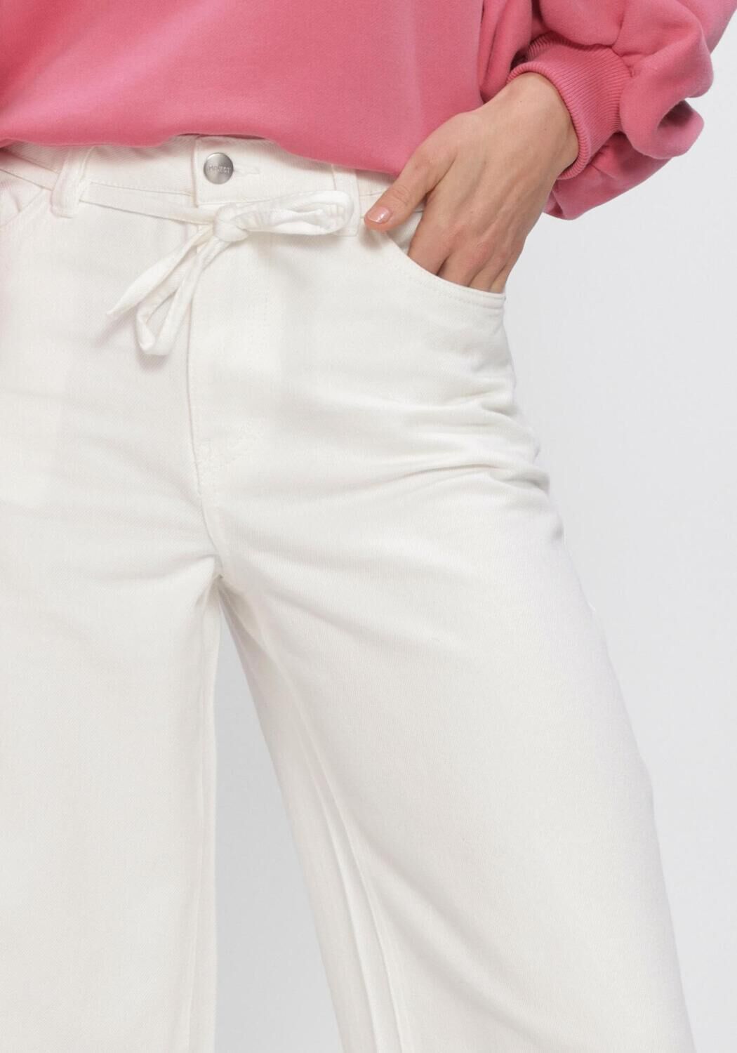 Blaue OBJECT Wide jeans OBJROSIE MW WIDE JEANS - large