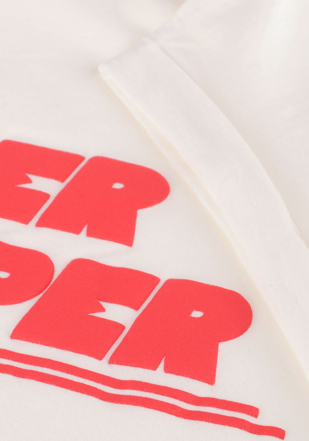 Wei&szlig;e BY-BAR T-shirt THELMA SUPER TROOPER FLOCK TOP - large