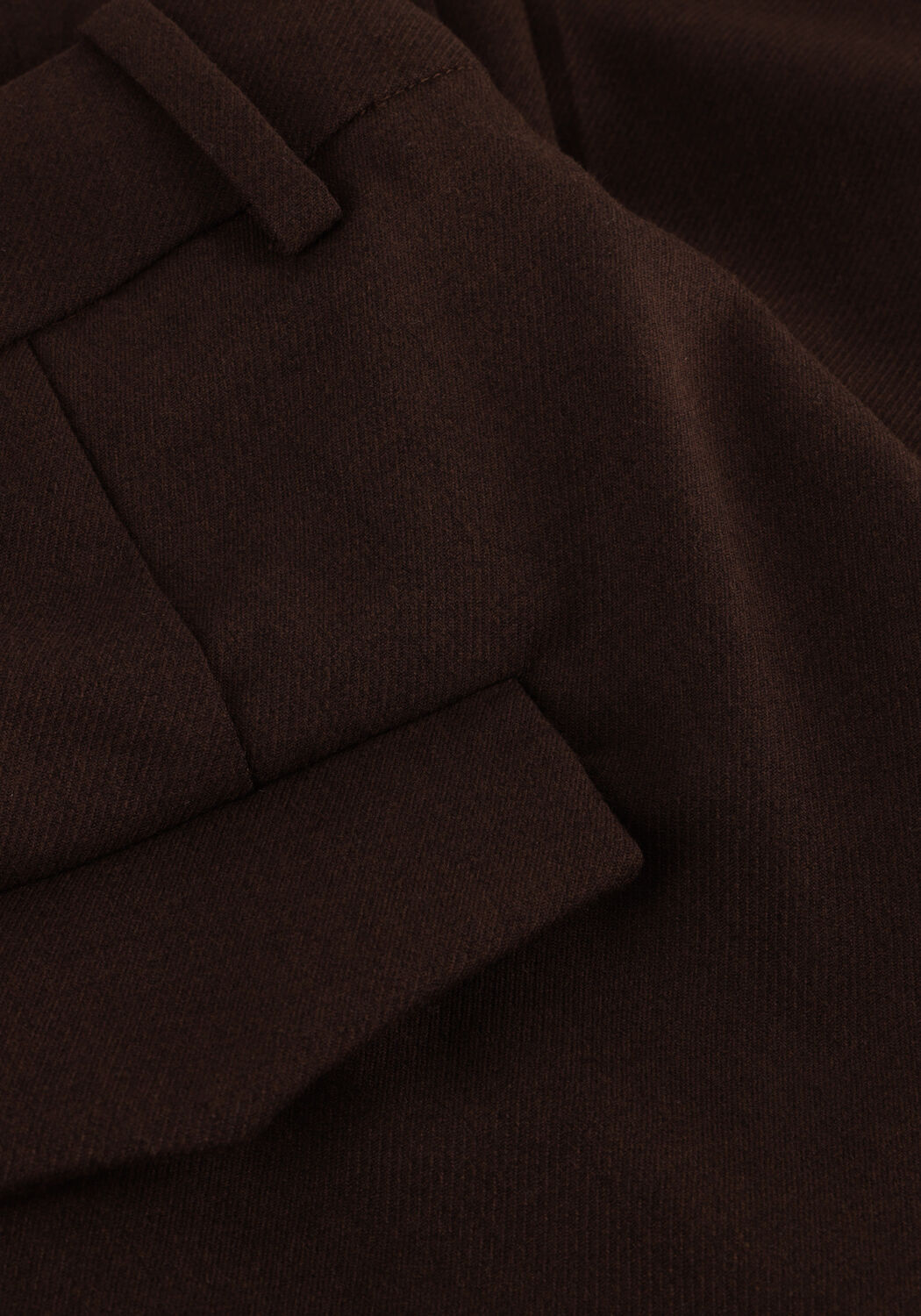 Braune SELECTED WOMEN Weite Hose SLFWIDE-SIENNA MW PANT - large