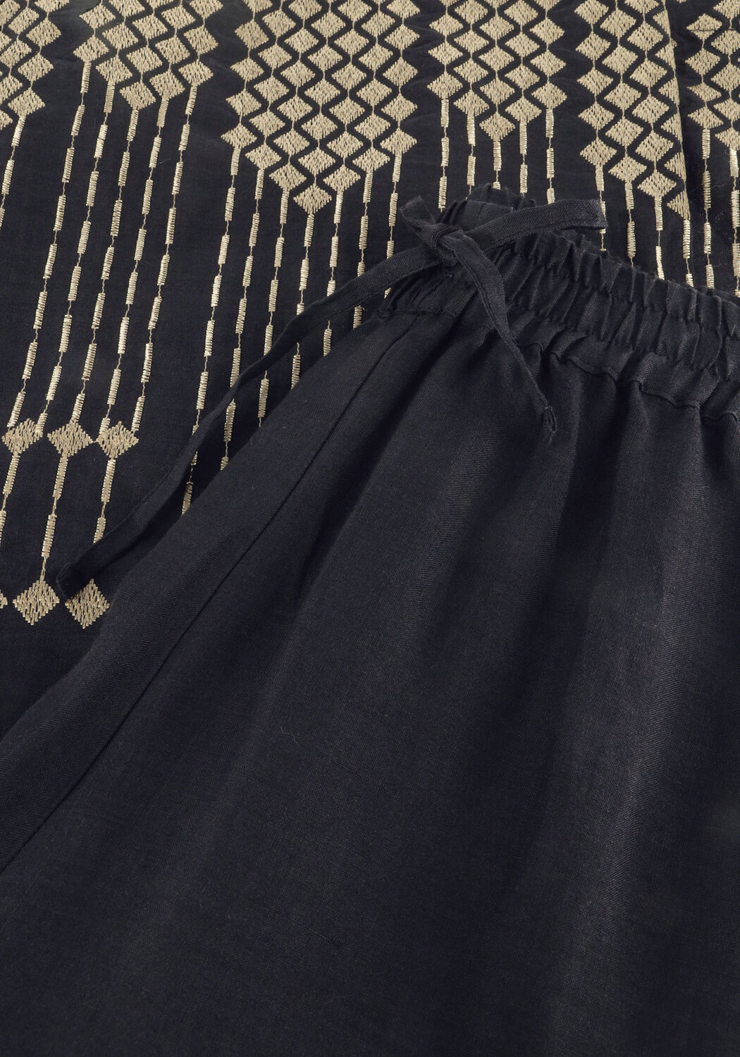 Schwarze GREEK ARCHAIC KORI Hosen S26K-4081083 - large