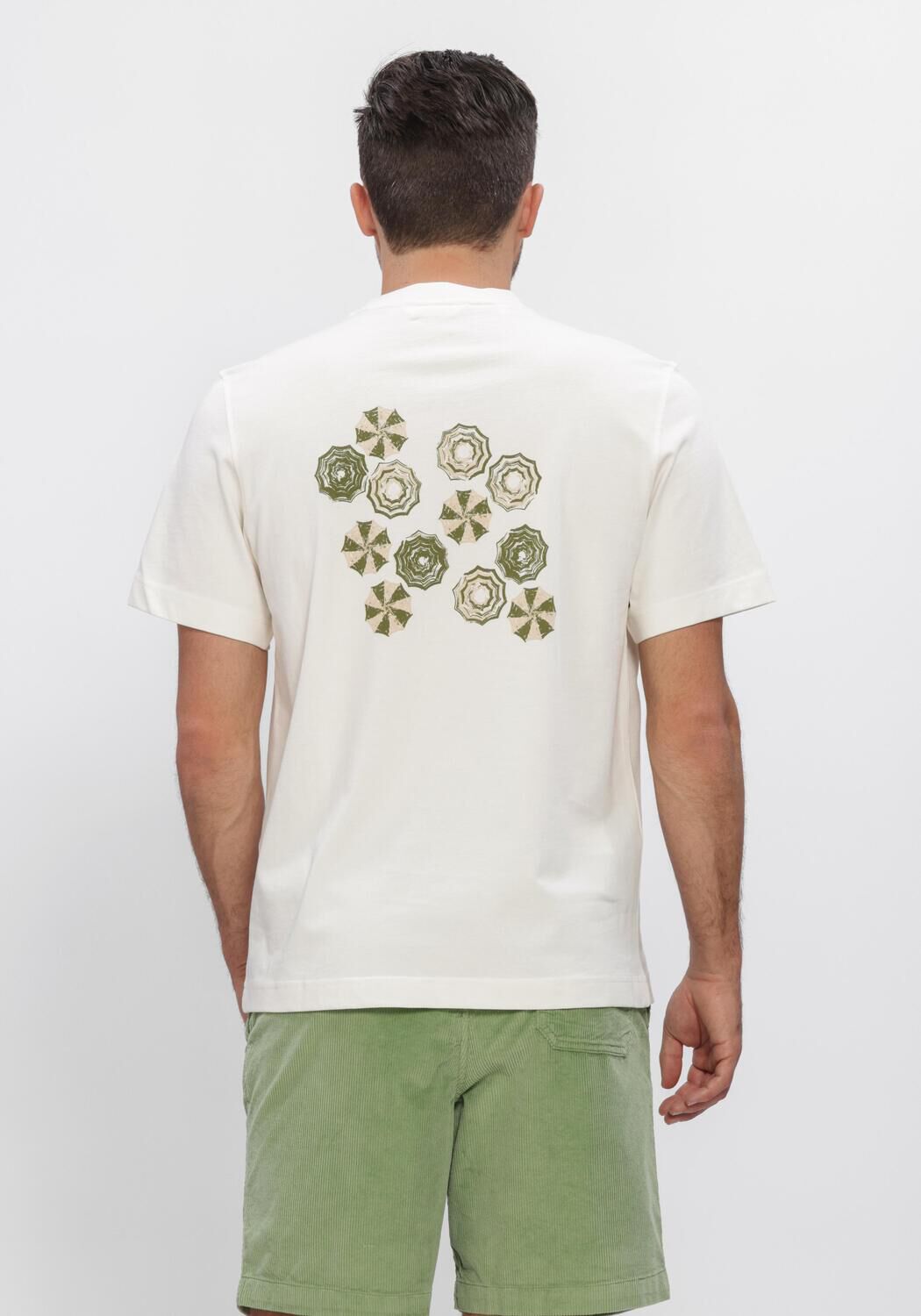 Wei&szlig;e SELECTED MEN Polos & T-Shirts SLHMAX GRAPHIC SS O-NECK TEE - large