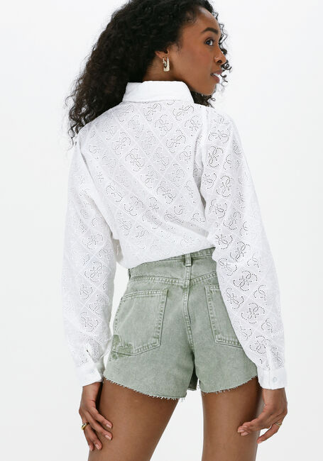 Wei&szlig;e GUESS Blusen LS TINA SHIRT - large